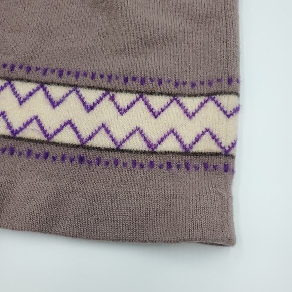 Vintage Craig Craely 100% wool Printed Infinity Scarf - Picture 2 of 7